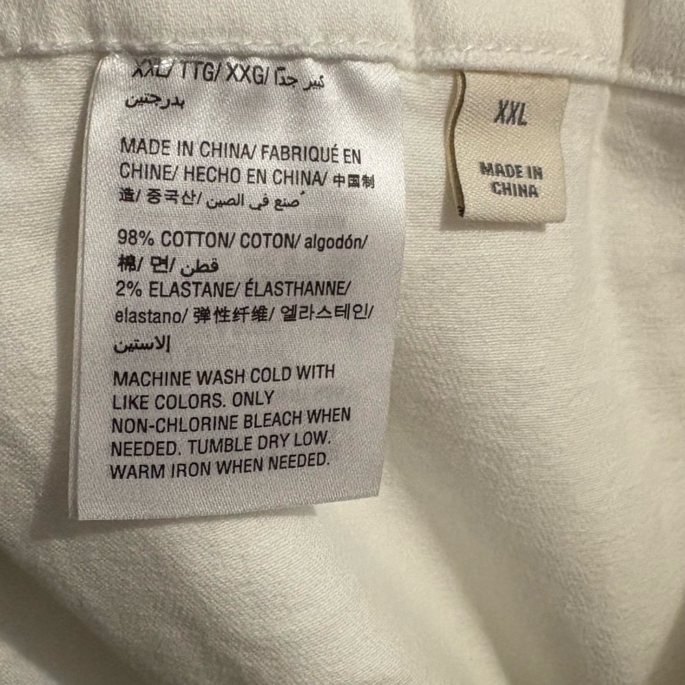 Style & Co. Women’s White Denim Skort Sz XXL - Picture 8 of 8